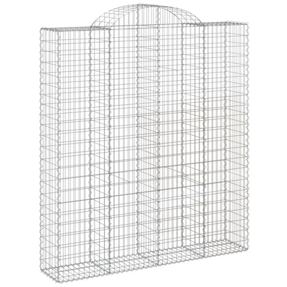 Cesti Gabbioni ad Arco 8 pz 200x50x220/240 cm Ferro Zincato | homemem39