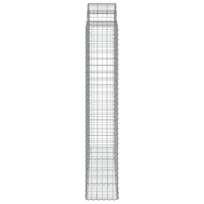 Cesti Gabbioni ad Arco 8 pz 200x50x220/240 cm Ferro Zincato | homemem39
