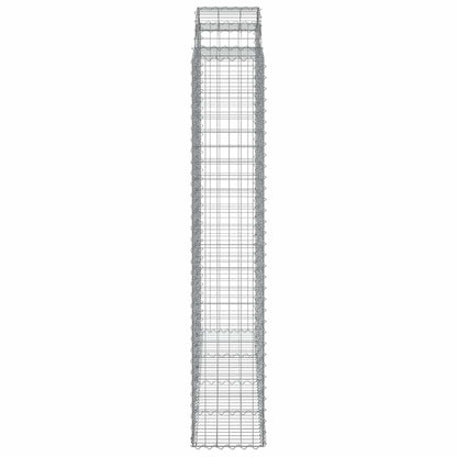 Cesti Gabbioni ad Arco 9 pz 200x50x220/240 cm Ferro Zincato | homemem39