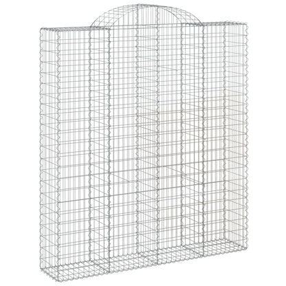 Cesti Gabbioni ad Arco 11 pz 200x50x220/240 cm Ferro Zincato | homemem39