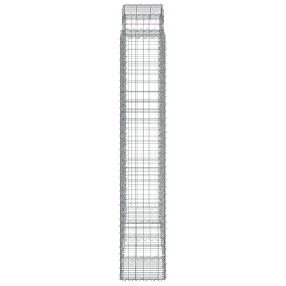 Cesti Gabbioni ad Arco 11 pz 200x50x220/240 cm Ferro Zincato | homemem39