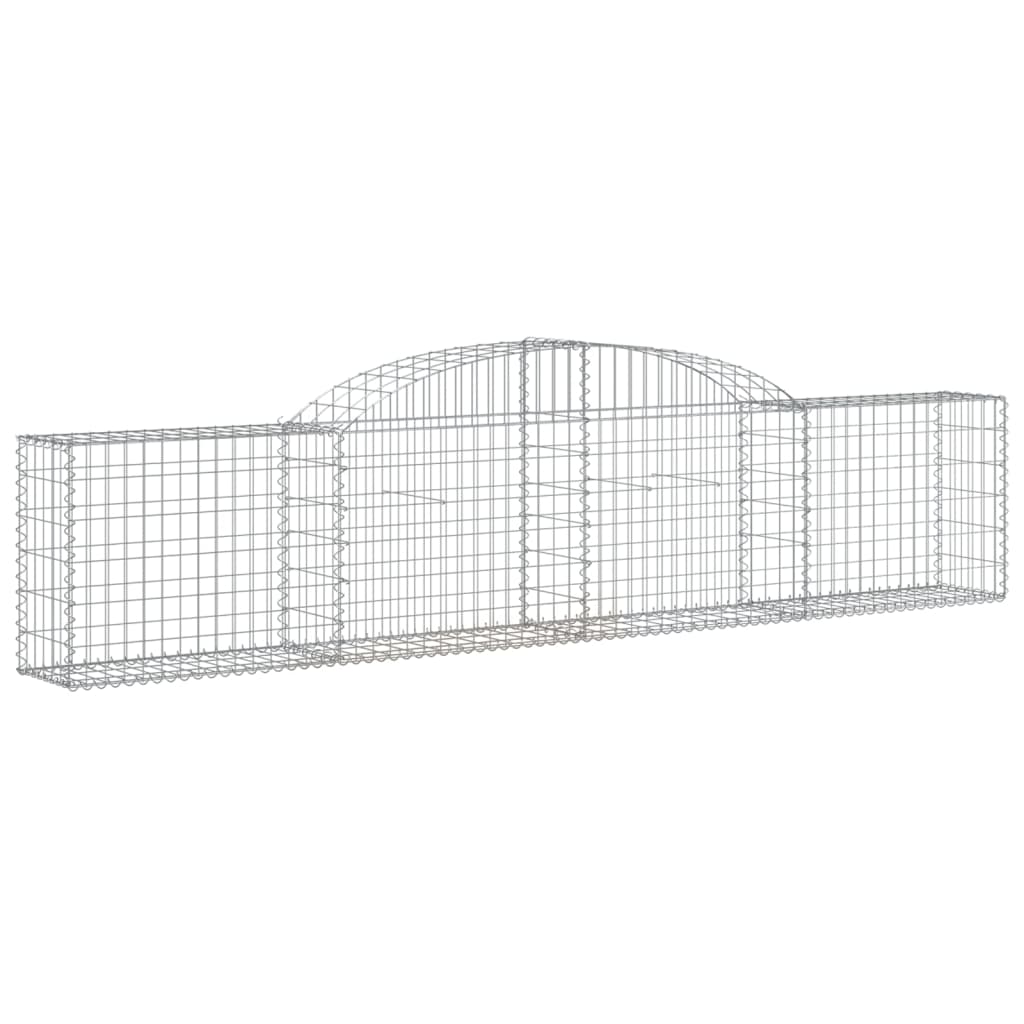Cesti Gabbioni ad Arco 30 pz 300x30x60/80 cm Ferro Zincato | homemem39