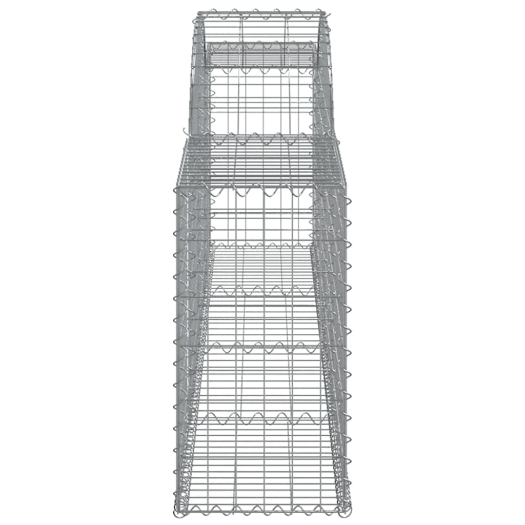 Cesti Gabbioni ad Arco 30 pz 300x30x60/80 cm Ferro Zincato | homemem39