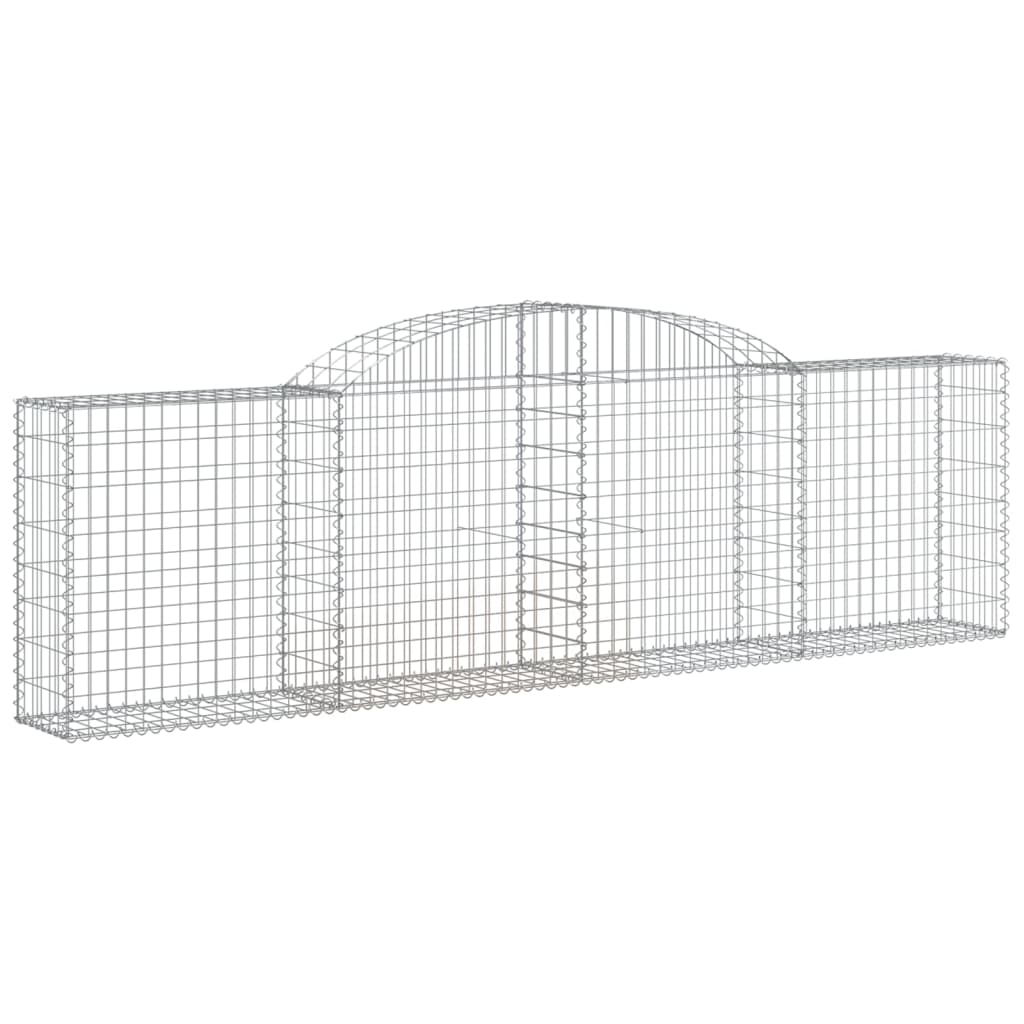Cesti Gabbioni ad Arco 30 pz 300x30x80/100 cm Ferro Zincato | homemem39