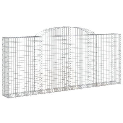 Cesti Gabbioni ad Arco 25 pz 300x30x120/140 cm Ferro Zincato - homemem39
