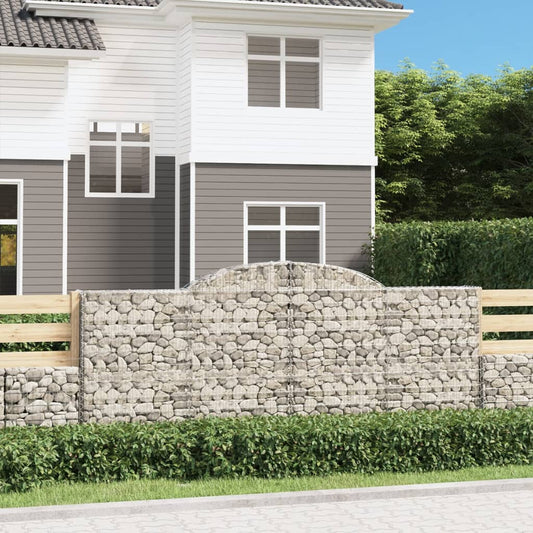Cesti Gabbioni ad Arco 25 pz 300x30x120/140 cm Ferro Zincato - homemem39