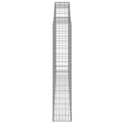 Cesti Gabbioni ad Arco 5 pz 300x30x160/180 cm Ferro Zincato - homemem39