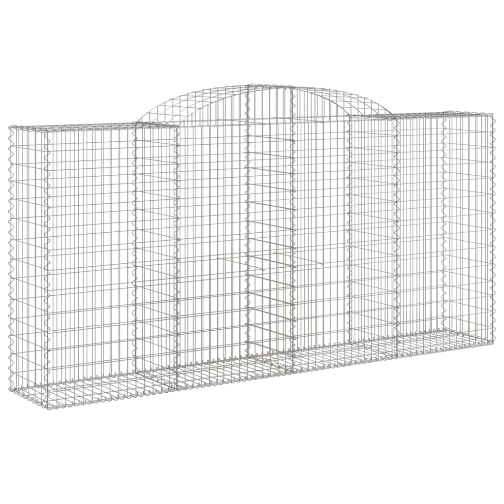 Cesti Gabbioni ad Arco 25 pz 300x50x140/160 cm Ferro Zincato | homemem39