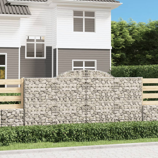 Cesti Gabbioni ad Arco 25 pz 300x50x140/160 cm Ferro Zincato - homemem39