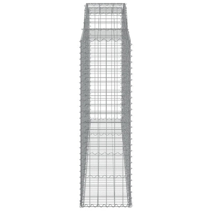 Cesti Gabbioni ad Arco 8 pz 300x50x160/180 cm Ferro Zincato - homemem39