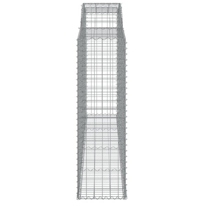 Cesti Gabbioni ad Arco 9 pz 300x50x160/180 cm Ferro Zincato - homemem39