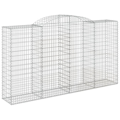 Cesti Gabbioni ad Arco 12 pz 300x50x160/180 cm Ferro Zincato | homemem39