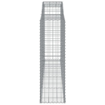 Cesti Gabbioni ad Arco 13 pz 300x50x160/180 cm Ferro Zincato - homemem39