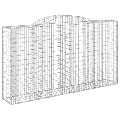 Cesti Gabbioni ad Arco 17 pz 300x50x160/180 cm Ferro Zincato | homemem39