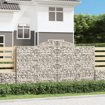 Cesti Gabbioni ad Arco 17 pz 300x50x160/180 cm Ferro Zincato | homemem39