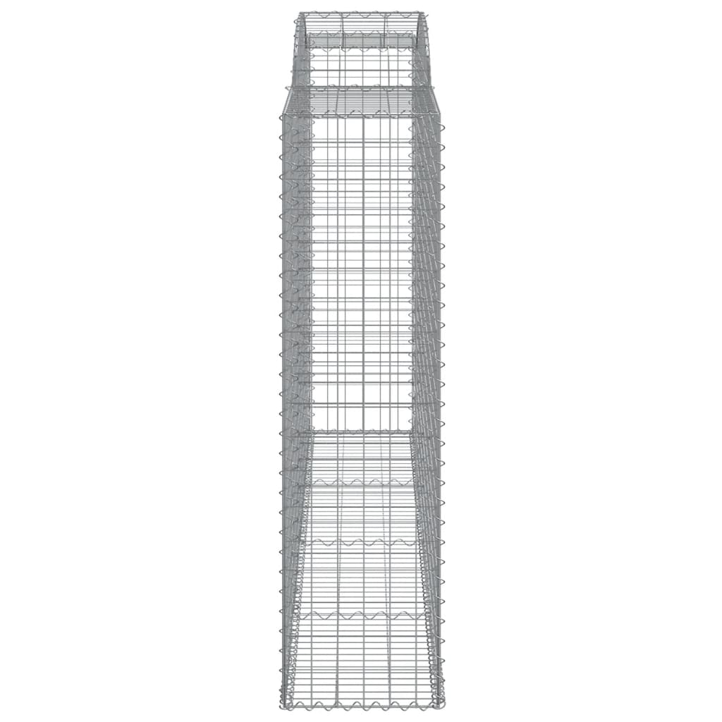 Cesti Gabbioni ad Arco 5 pz 300x50x180/200 cm Ferro Zincato - homemem39