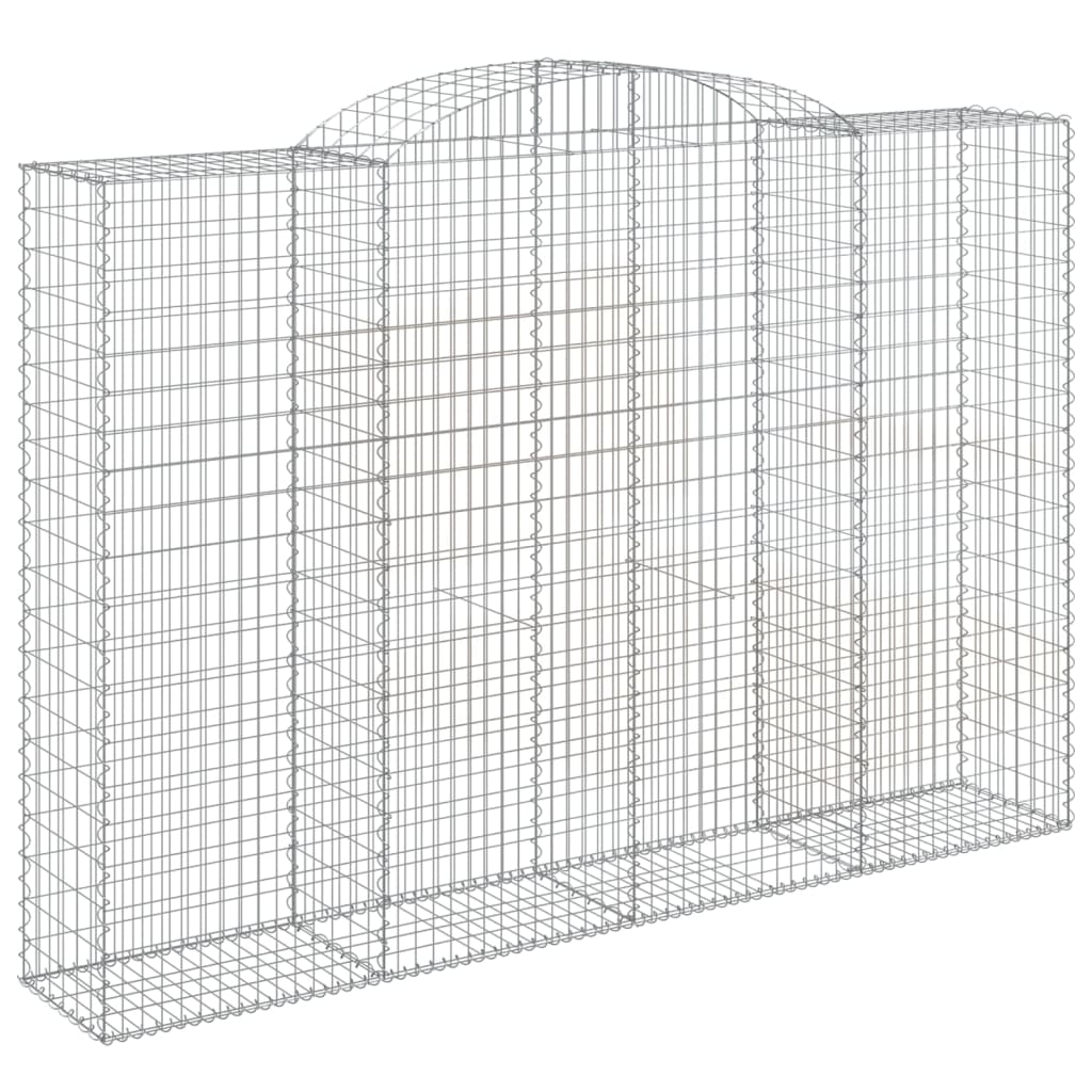 Cesti Gabbioni ad Arco 6 pz 300x50x200/220 cm Ferro Zincato | homemem39