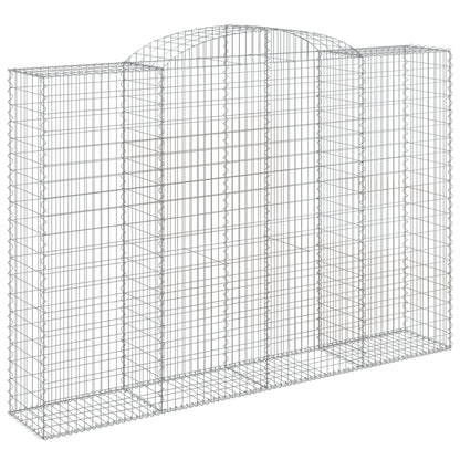 Cesti Gabbioni ad Arco 6 pz 300x50x200/220 cm Ferro Zincato | homemem39