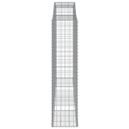 Cesti Gabbioni ad Arco 6 pz 300x50x200/220 cm Ferro Zincato | homemem39