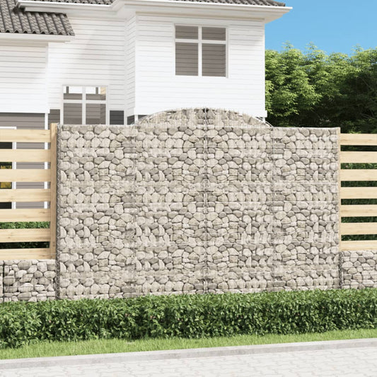 Cesti Gabbioni ad Arco 6 pz 300x50x200/220 cm Ferro Zincato | homemem39