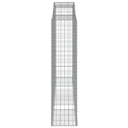 Cesti Gabbioni ad Arco 7 pz 300x50x200/220 cm Ferro Zincato