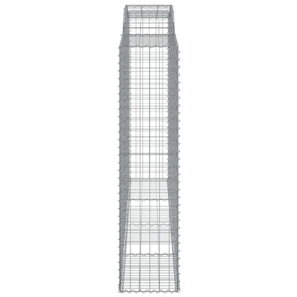 Cesti Gabbioni ad Arco 8 pz 300x50x200/220 cm Ferro Zincato | homemem39