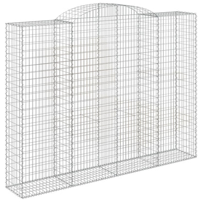 Cesti Gabbioni ad Arco 8 pz 300x50x220/240 cm Ferro Zincato