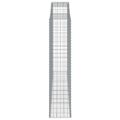 Cesti Gabbioni ad Arco 8 pz 300x50x220/240 cm Ferro Zincato