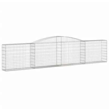Cesti Gabbioni ad Arco 15 pz 400x30x80/100 cm Ferro Zincato - homemem39