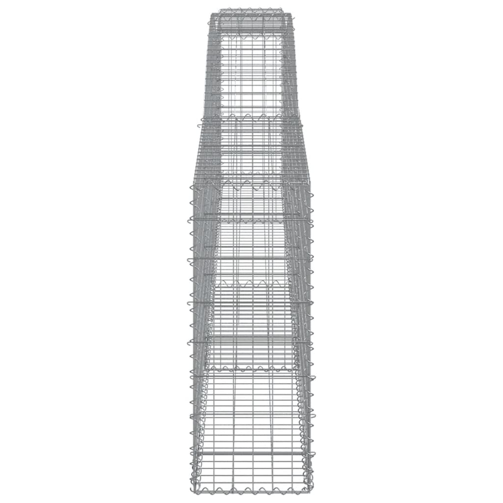 Cesti Gabbioni ad Arco 15 pz 400x30x80/100 cm Ferro Zincato - homemem39