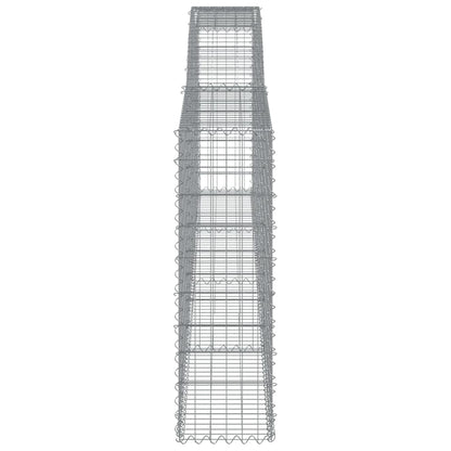 Cesti Gabbioni ad Arco 25 pz 400x30x100/120 cm Ferro Zincato - homemem39