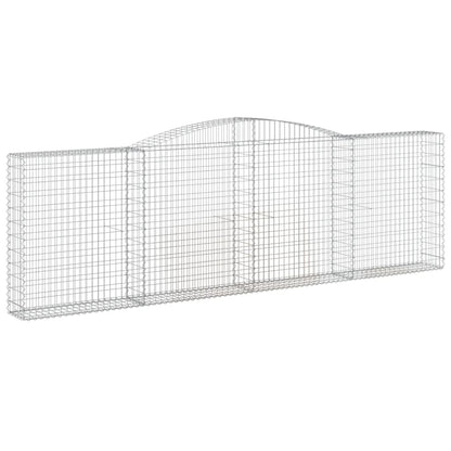 Cesti Gabbioni ad Arco 3 pz 400x30x120/140 cm Ferro Zincato - homemem39