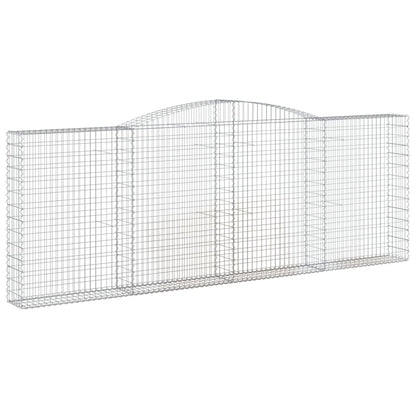 Cesti Gabbioni ad Arco 5 pz 400x30x140/160 cm Ferro Zincato | homemem39