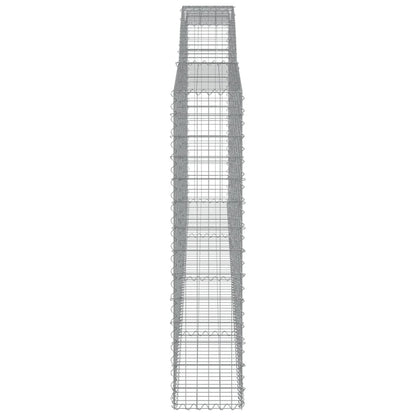 Cesti Gabbioni ad Arco 5 pz 400x30x140/160 cm Ferro Zincato - homemem39