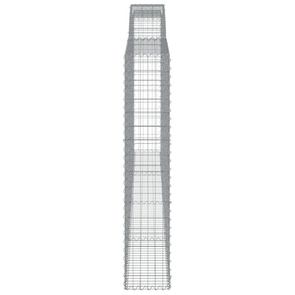 Cesti Gabbioni ad Arco 5 pz 400x30x160/180 cm Ferro Zincato - homemem39