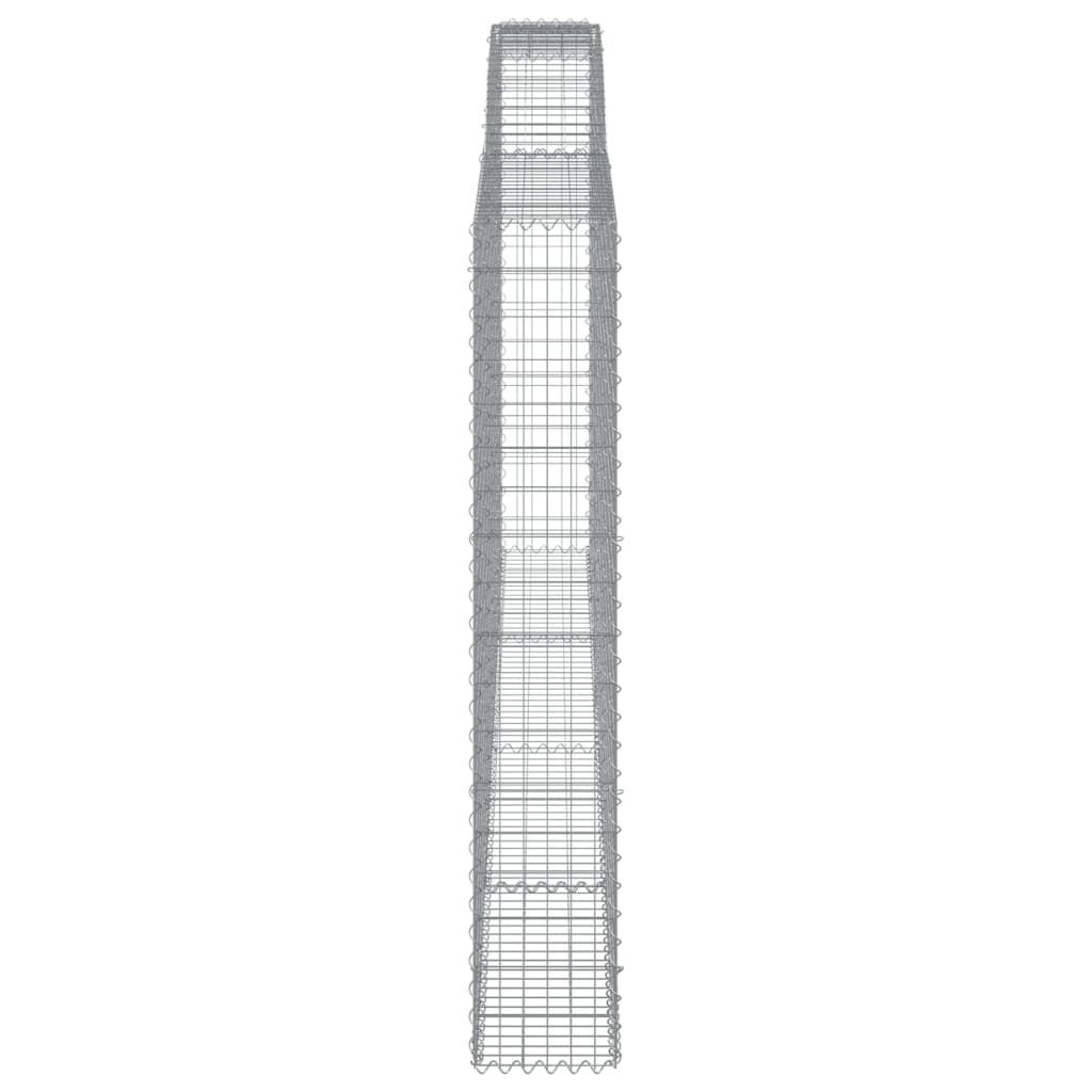 Cesti Gabbioni ad Arco 25 pz 400x30x180/200 cm Ferro Zincato | homemem39