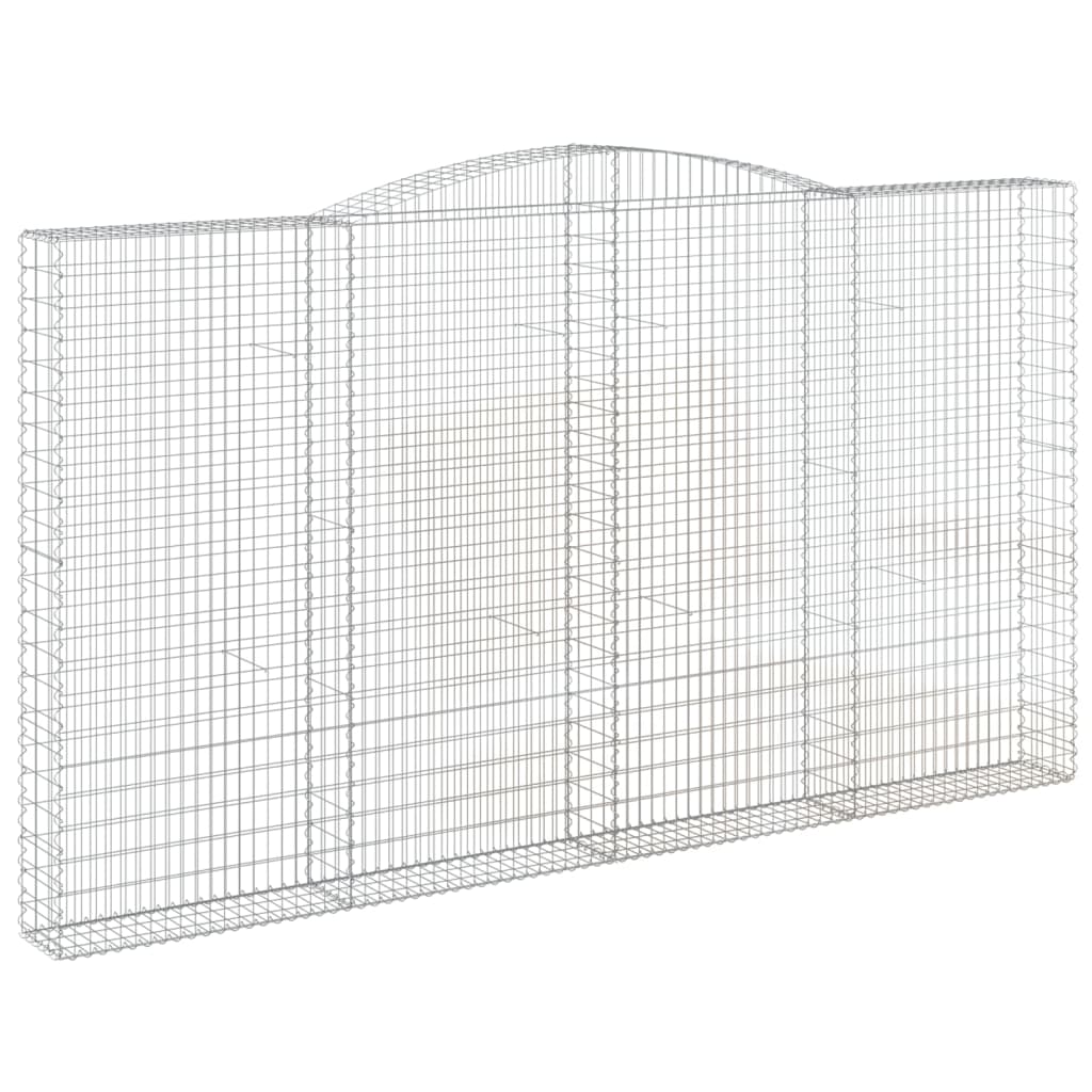 Cesti Gabbioni ad Arco 9 pz 400x30x220/240 cm Ferro Zincato | homemem39