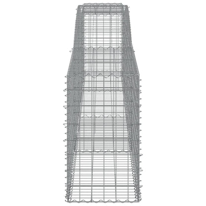 Cesti Gabbioni ad Arco 8 pz 400x50x80/100 cm Ferro Zincato - homemem39