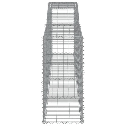 Cesti Gabbioni ad Arco 10 pz 400x50x100/120 cm Ferro Zincato - homemem39