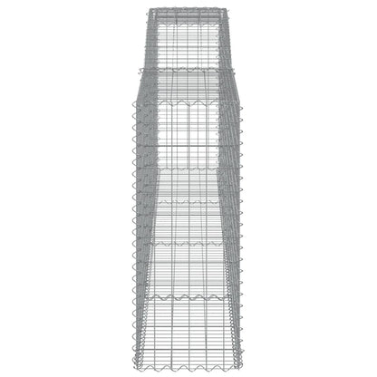 Cesti Gabbioni ad Arco 15 pz 400x50x120/140 cm Ferro Zincato - homemem39