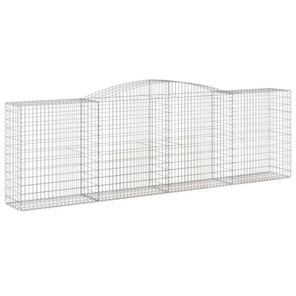Cesti Gabbioni ad Arco 25 pz 400x50x120/140 cm Ferro Zincato