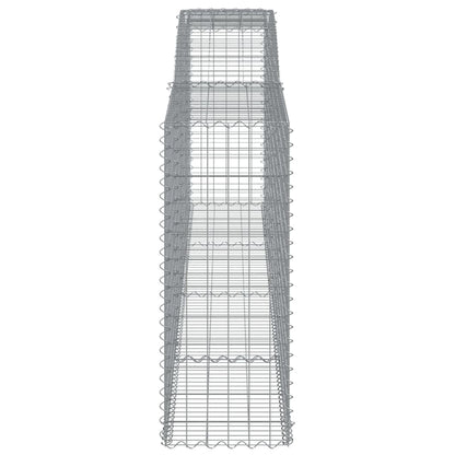 Cesti Gabbioni ad Arco 25 pz 400x50x120/140 cm Ferro Zincato