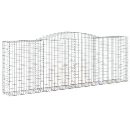 Cesti Gabbioni ad Arco 2 pz 400x50x140/160 cm Ferro Zincato - homemem39