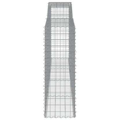Cesti Gabbioni ad Arco 7 pz 400x50x140/160 cm Ferro Zincato - homemem39