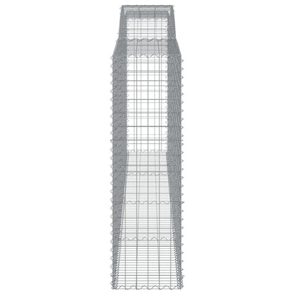 Cesti Gabbioni ad Arco 10 pz 400x50x160/180 cm Ferro Zincato