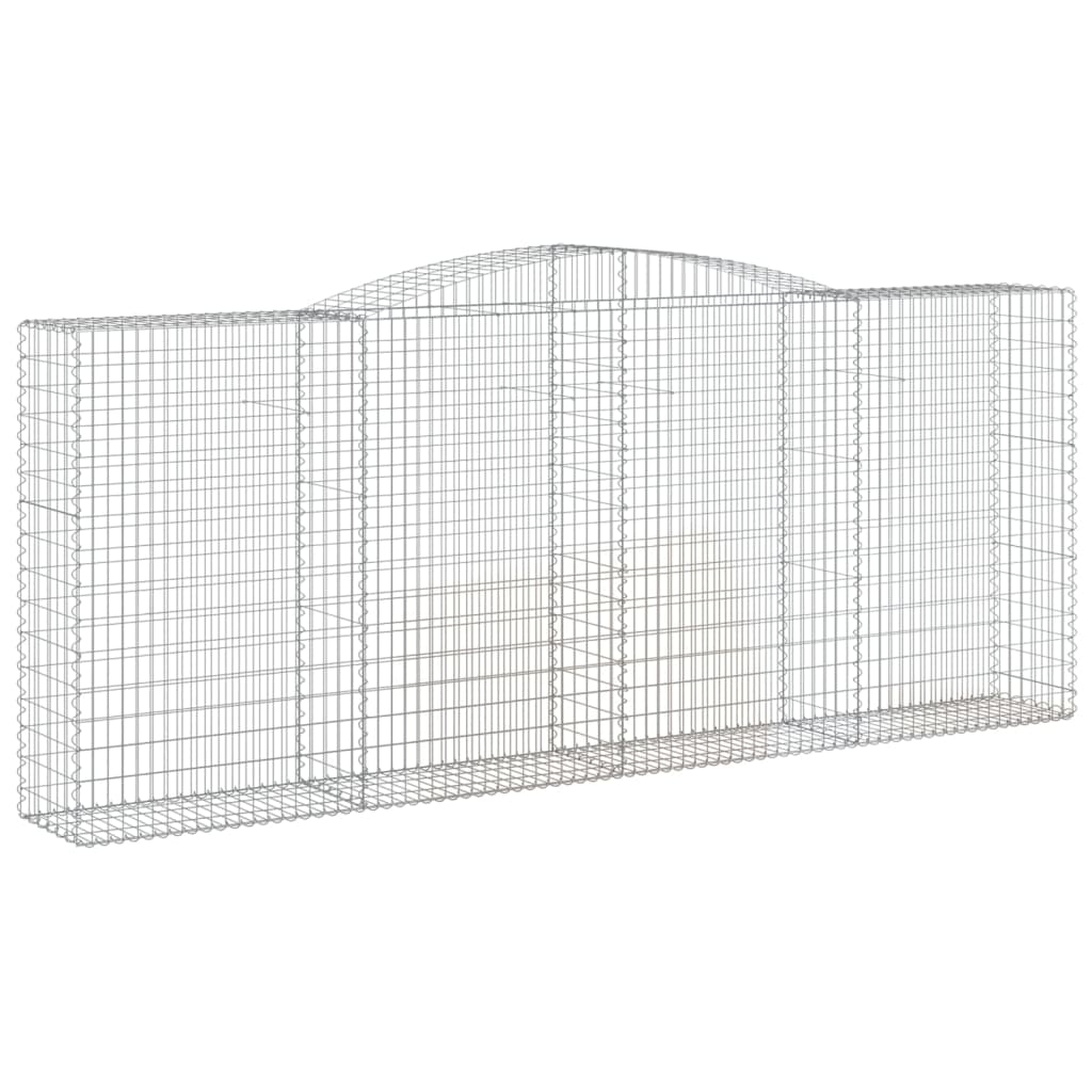 Cesti Gabbioni ad Arco 15 pz 400x50x160/180 cm Ferro Zincato | homemem39