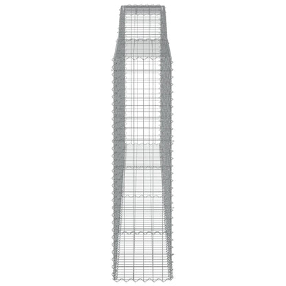 Cesti Gabbioni ad Arco 4 pz 400x50x180/200 cm Ferro Zincato - homemem39