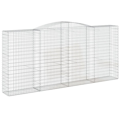 Cesti Gabbioni ad Arco 9 pz 400x50x180/200 cm Ferro Zincato