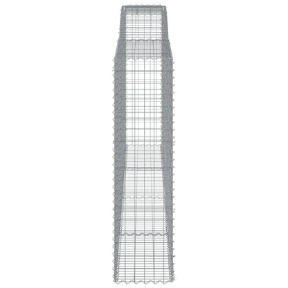 Cesti Gabbioni ad Arco 10 pz 400x50x180/200 cm Ferro Zincato - homemem39