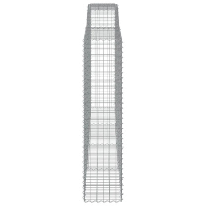 Cesti Gabbioni ad Arco 3 pz 400x50x200/220 cm Ferro Zincato - homemem39